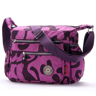 Buy purple-totem Waterproof Cross Body Messenger Bag