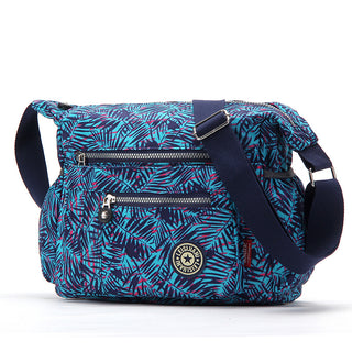 Buy blue-leaves Waterproof Cross Body Messenger Bag