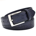 Faux Pattern Split Leather Luxury Designer Belt