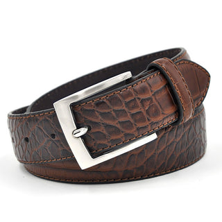 Faux Pattern Split Leather Luxury Designer Belt