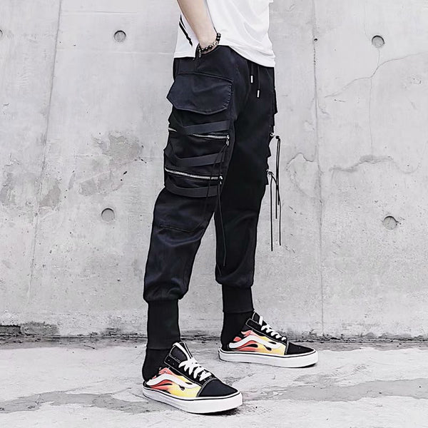 Men Loose Straight Leg Cargo Pants