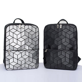 Geometric Diamond Computer-Carrying Backpack