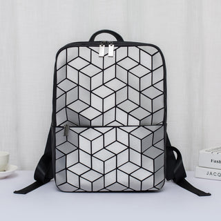 Geometric Diamond Computer-Carrying Backpack