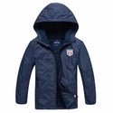 Boys' Outdoor Sports Windbreaker Waterproof Jacket