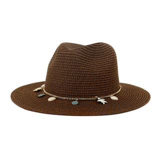 Women Outdoor Seaside Beach Hat with Charms