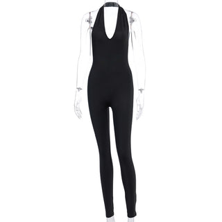 Buy black Women&#39;s Sports Long Jumpsuit