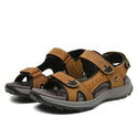 Men's Breathable Top Layer Leather Sandals