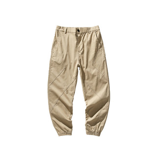 Buy khaki Men Open-line Tailoring Pants