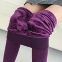 Women Warm Fur Lined Leggings