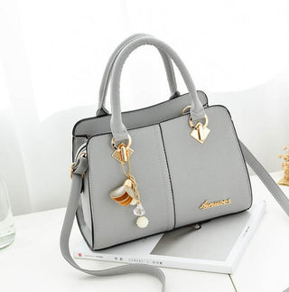 Buy gray Metal Clipped Shoulder and Handbag