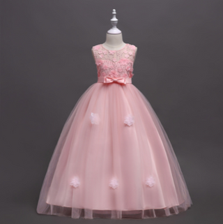 Buy pink1 Girls Fashion Long Dress