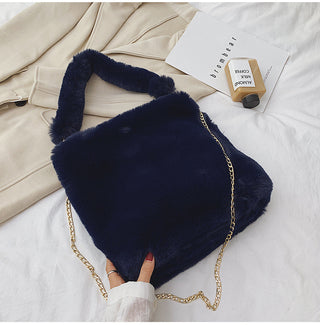 Plush Soft Hand and Shoulder Bag