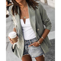 Women Button-down Casual Blazer