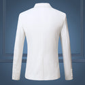 Men One-button Slimming Blazer