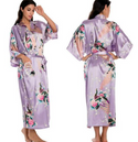 Women Satin Silk Robe