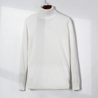 Buy white Men High Neck Sweaters