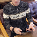 Men Ethnic Style Warm Knit Sweater