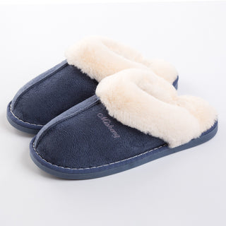 Buy blue Thermal Plush Cotton Slip-on Comfort Shoes