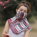 Women Chiffon One-Piece Mask Scarf