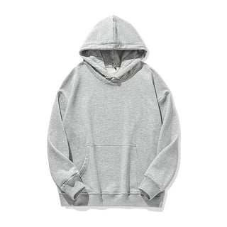 Buy flecking-grey Men Trendy Brand Drop Hoodie