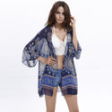 Chiffon Printed Cardigan Shawl