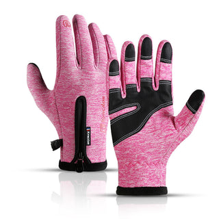 Buy pink Extra-comfortable Weather-proof Anti-slip Winter Gloves