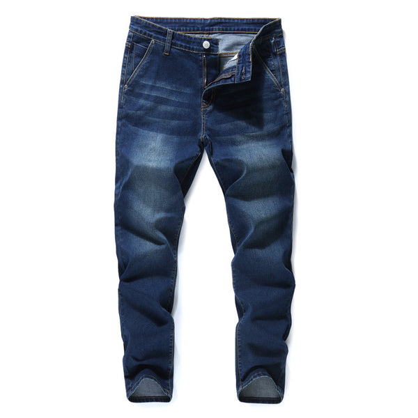 Men Denim Straight Pants