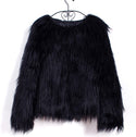 Women Bust Shoulder Fur Coat