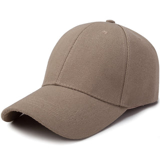 Buy dark-beige Solid Colored Adjustable Sun Hat