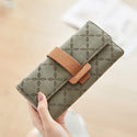 Women Floral Large Capacity Embossing Wallet