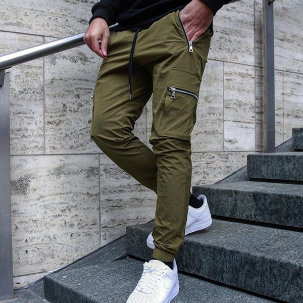 Men's Zipper Multi-pocket Pants