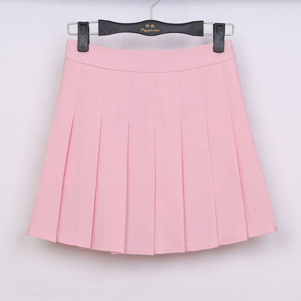 High-Waist Wild Pleated Skirt