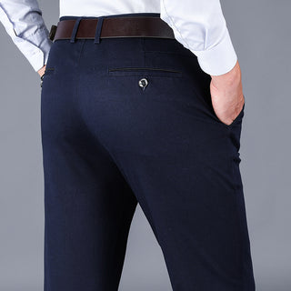 Buy blue Men Business Suit Pants