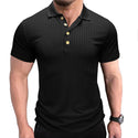 Men's Short Sleeve Polo Lapel T-Shirt