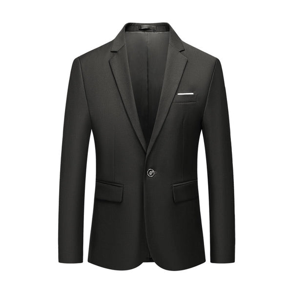 Men One-button Slimming Blazer