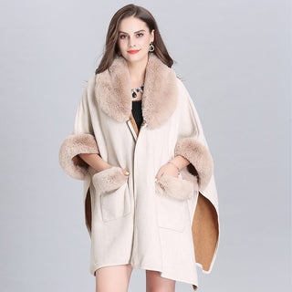 Buy beige Women Woolen Cardigan Shawl Jacket