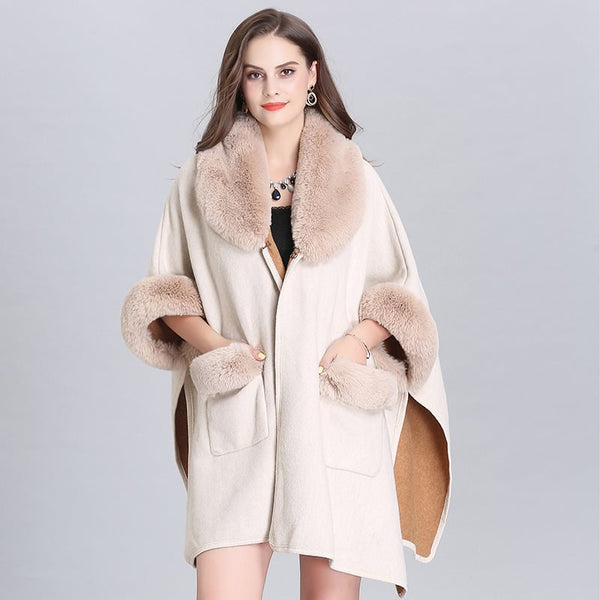 Women Woolen Cardigan Shawl Jacket