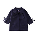 Kids Long Woolen Trench Coat