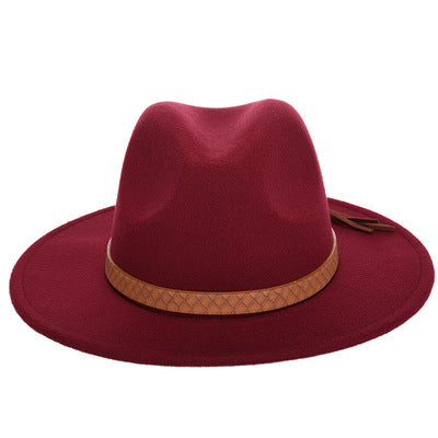 Women's Fashion Woolen Jazz Hat