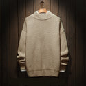 Men Plain Solid Colored Sweater