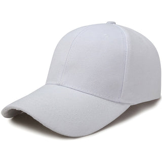 Buy white Solid Colored Adjustable Sun Hat