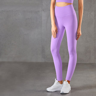 Buy violet Women High Waist Hip Lift Leggings