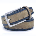 Men Casual Leather Alloy Belt