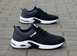 Buy black-ash Men Outdoor Breathable Casual Shoes