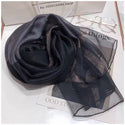 Women Smooth Silk Scarves