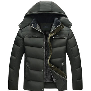 Men Hooded Slim Fit Padded Down Jacket