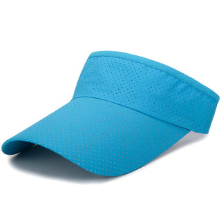 Buy lake-blue Women Canvas Sun Visor Hat