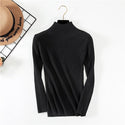 Women Threaded High-Neck Sweater