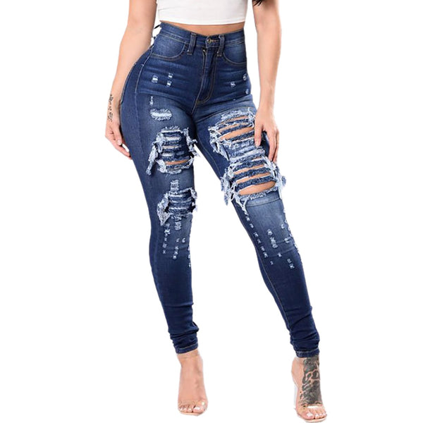 Women's Ripped Jeans Pants