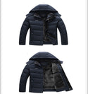 Men Hooded Slim Fit Padded Down Jacket